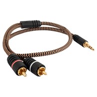 PROSON Arctic Series AUX 3.5mm to RCA 0,5m