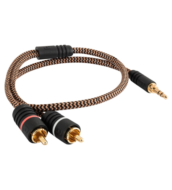PROSON Arctic Series AUX 3.5mm to RCA 0,5m