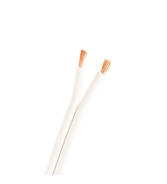 PROSON Speaker cable white,100% OFC. 2x1.5mm, 200m