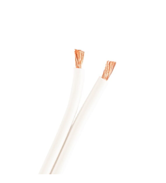 PROSON Speaker cable white,100% OFC. 2x2.5mm, 200m