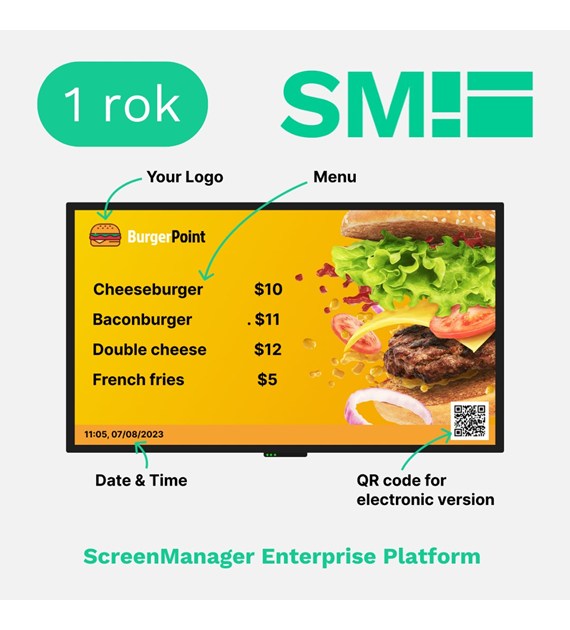 SCREENMANAGER LICENCJA 1 ROCZNA